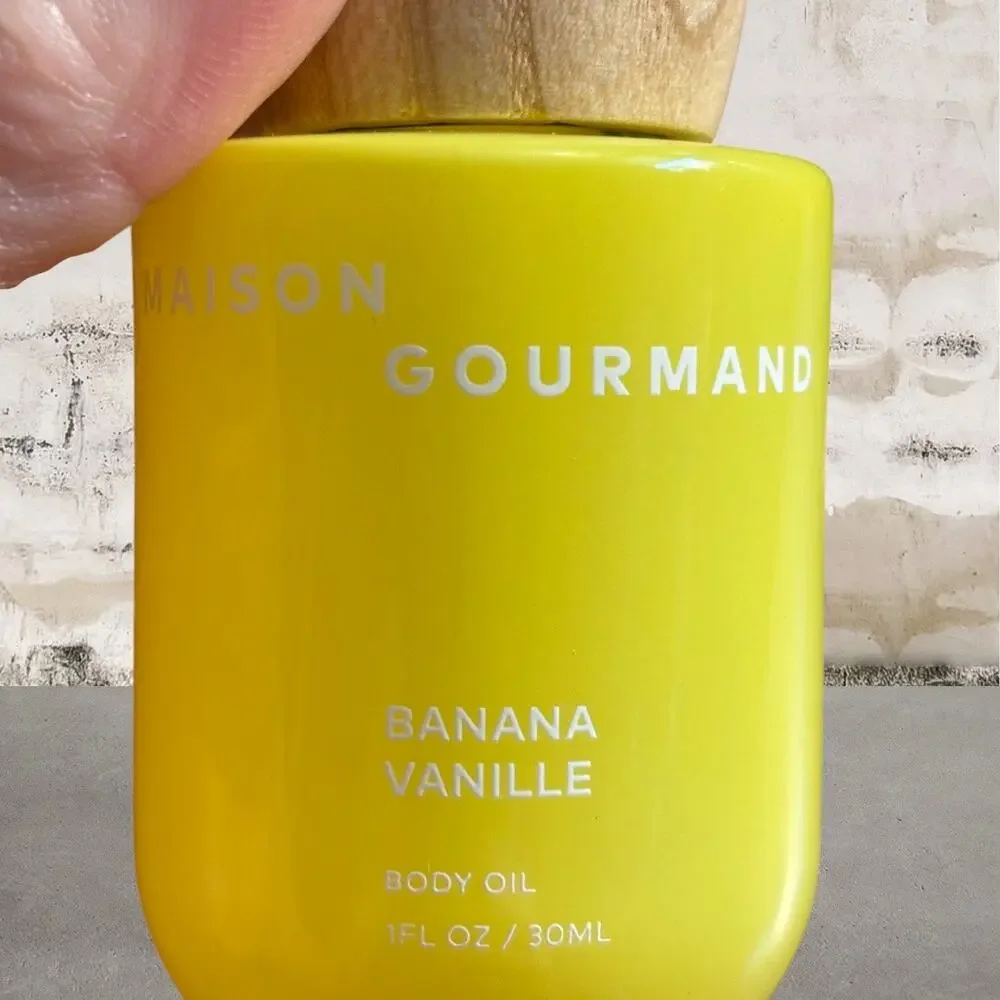 Maison Gourmand Banana Vanille Body Oil NEW - 30ml